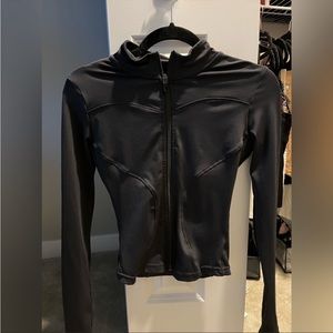 Black cropped jacket